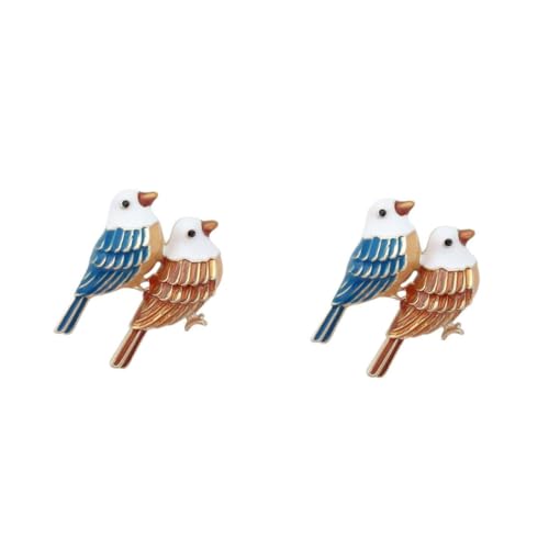 Homoyoyo 2 Stck. Einfache Cartoon Brosche für Frauen Goldene Anstecknadel für Kleidung Handtaschen Hüte Vielseitiger Haarschmuck für Hochzeiten Partys Tägliches Dekorative Brosche mit von Homoyoyo