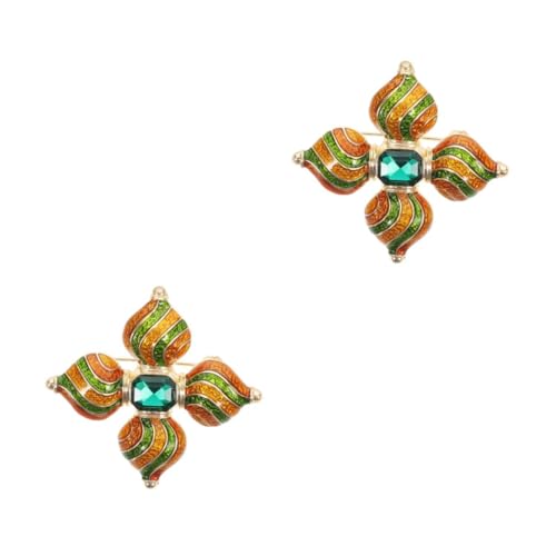 Homoyoyo 2 Stck. Emaille Brosche Exotischem Anstecknadel für Damen Modisches Accessoire für Kleidung Taschen Schals Festliche Anlässe von Homoyoyo