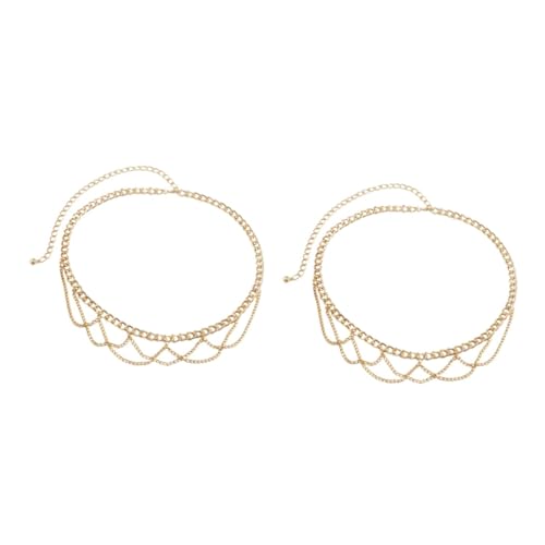 Homoyoyo 2 Stck. Förmige Metall Taillenkette mit Quaste für Frauen Geometrische Bauch Kette für Strandpartys Hochzeiten Festivals Spezielle Anlässe Langlebig Homoyoyo 2 Stck. Förmige Metall Taillenkette mit Quaste für Frauen Geometrische Bauch Kette für Strandpartys Hochzeiten Festivals Spezielle Anlässe Langlebig von Homoyoyo