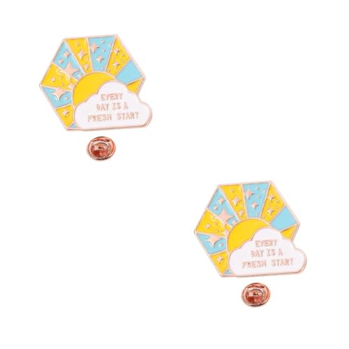Homoyoyo 2 Stck. Stylische Brosche mit Kreativem Sternen Design Dekorativer Anstecknadel für Kleidung Schals Hüte Perfektes Accessoire für Frauen Homoyoyo 2 Stck. Stylische Brosche mit Kreativem Sternen Design Dekorativer Anstecknadel für Kleidung Schals Hüte Perfektes Accessoire für Frauen von Homoyoyo