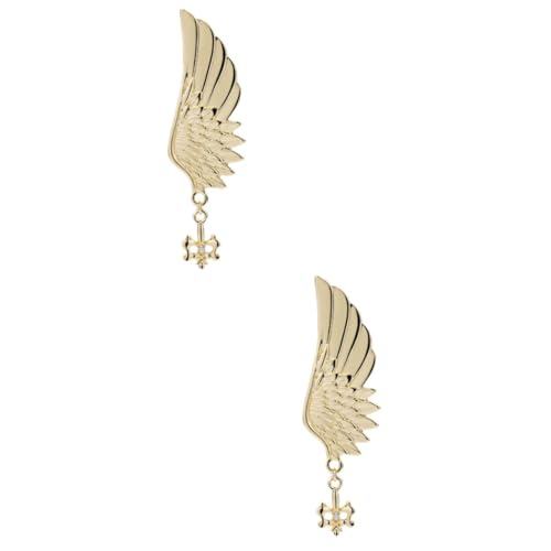 Homoyoyo 2 Stck. Vintage Flügelbrosche für Damen Modischer Anstecker Vielseitiges Accessoire für Kleidung Schals Taschen Hüte von Homoyoyo