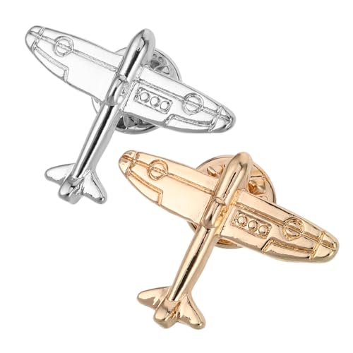 Homoyoyo 2 Stück Brosche Im Flugzeug Stil Flugzeug Charms Uniform Hemd Anstecknadel Herren Manschettenknöpfe Flugzeug Anstecker Flugzeug Brosche Flugbegleiter Abzeichen Herren Homoyoyo 2 Stück Brosche Im Flugzeug Stil Flugzeug Charms Uniform Hemd Anstecknadel Herren Manschettenknöpfe Flugzeug Anstecker Flugzeug Brosche Flugbegleiter Abzeichen Herren von Homoyoyo