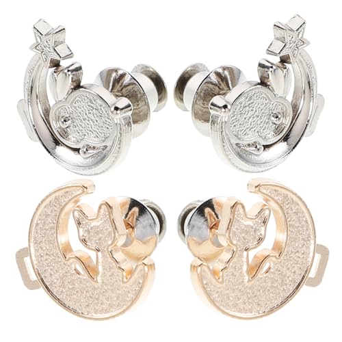 Homoyoyo 2stücke Jeans-taillenspanner Mit Knopf Hosenbund-straffer Für Jeans Und Röcke Bundspanner Zur Einfachen Anpassung Weiten Hosenbundes von Homoyoyo