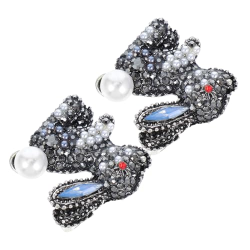 Homoyoyo 2 Stück Damen Brosche Tiermotiv Legierung Mode Accessoire für Kleidung Schals Gestaltete Brustnadel für Frauen Langlebig Vielseitig Einsetzbar Zufällige Farbe von Homoyoyo