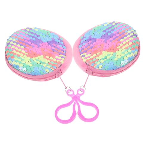 Homoyoyo 2 Stück Damen Geldbörse mit Glitzer Pailletten Clutch Kleine Umhängetasche Praktische Handtasche Begleitung für Besondere Anlässe Nächtliche Ausflüge von Homoyoyo