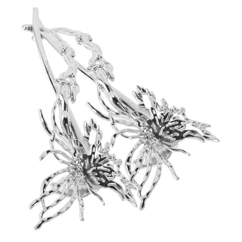 Homoyoyo 2 Stück Dekorative Schmetterling Haarklammern aus Langlebiger Legierung Großer Haarstab für Damen Vielseitig Vintage Haarspange zum Styling von Langen Haaren von Homoyoyo