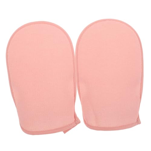 Homoyoyo 2 Stück Doppelseitige Peeling Handschuhe Sanftes Effektives Körper und Gesichtspeeling Duschgeeignet für Männer und Frauen Praktische Handschuhform für Einfache Anwendung und von Homoyoyo
