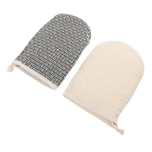 Homoyoyo 2 Stück Doppelseitige Peelinghandschuhe Sisal Waschhandschuhe für Dusche und Bad Teiliges Effektive Tiefenreinigung Sanfte Massage Exfolierender Duschhandschuh für Männer und Homoyoyo 2 Stück Doppelseitige Peelinghandschuhe Sisal Waschhandschuhe für Dusche und Bad Teiliges Effektive Tiefenreinigung Sanfte Massage Exfolierender Duschhandschuh für Männer und von Homoyoyo