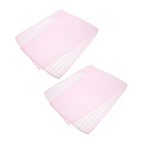 Homoyoyo 2 Stück Exfolierendes Nylon Körperpeeling Handtuch Sanfter Rückenpeeling Waschlappen für Tiefenreinigende Körperpflege für Empfindliche Haut von Homoyoyo