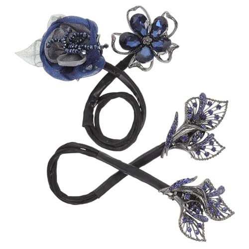 Homoyoyo 2 Stück Französische Haarklammern für Damen Langlebige Leichte Haarklammer mit Blumen Design für Dickes Haar und Hochsteckfrisuren Vielseitiges Haar Accessoire von Homoyoyo