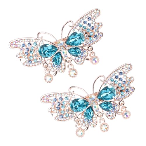 Homoyoyo 2 Stück Glitzer Schmetterling Haarspangen - Funkelnde Haarklammern Für Mädchen Und Frauen - Perfekte Für Weihnachten Und Geburtstagsfeiern Homoyoyo 2 Stück Glitzer Schmetterling Haarspangen - Funkelnde Haarklammern Für Mädchen Und Frauen - Perfekte Für Weihnachten Und Geburtstagsfeiern von Homoyoyo