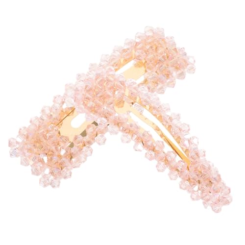 Homoyoyo 2 Stück Glitzer haarspangen Mädchen Kleine Bunte Snap Clips Geometrische Haarnadeln Vielseitige Haarschmuck accessoires für Damen Langlebig und Modisch von Homoyoyo