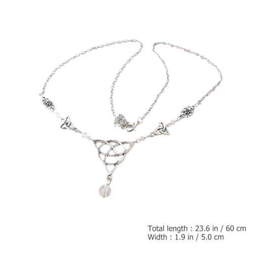 Homoyoyo 2 Stück Gothic Stirnkette aus Langlebiger Legierung mit Funkelnden Perlen Eleganter Haarschmuck für Braut und Mädchen Geeignet für Hochzeit Geburtstag und Besondere Anlässe von Homoyoyo