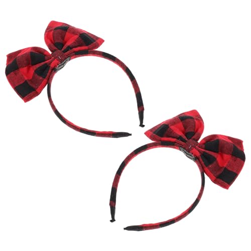 Homoyoyo 2stücke Stirnbänder Für Junge Mädchen Aus Tuch Mit Schleife Partygeschenke Foto-requisiten Kopfschmuck Bezauberndes Design Für Kostümspiele von Homoyoyo