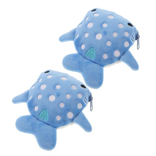 Homoyoyo 2stücke Münztasche Aus Plüsch Mit Tiermotiv Kleine Geldbörse Mit Reißverschluss Für Münzen Und Kleingeld Praktische Schlüsselbörse Für Frauen Und Mädchen von Homoyoyo