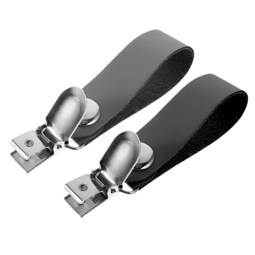 Homoyoyo 2stücke Hutclips Pu Tragbare Clips Für Mützen Und Schals Für Outdoor-aktivitäten Befestigung An Taschen von Homoyoyo