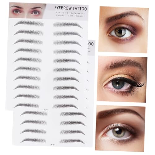Homoyoyo 2stücke Augenbrauen-imitation Künstliche Augenbrauen Haarähnliche Augenbrauen-transfer-sticker Augenbrauen-tool Augenbrauen-schablonen Für Männer Und Frauen Farbe Schwarz Homoyoyo 2stücke Augenbrauen-imitation Künstliche Augenbrauen Haarähnliche Augenbrauen-transfer-sticker Augenbrauen-tool Augenbrauen-schablonen Für Männer Und Frauen Farbe Schwarz von Homoyoyo