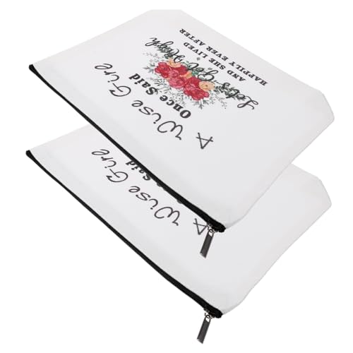 Homoyoyo 2 Stück Langlebige Damen Kosmetik und Münztaschen aus Robustem Segeltuch mit Reißverschluss Multifunktionale Aufbewahrungstaschen für Schlüssel Make Up und Zubehör Kompakt und von Homoyoyo