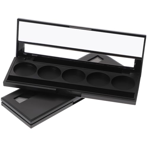 Homoyoyo 2 Stück Leere Lidschatten Palette Rechteckige Fächer Subpackaging Case für Lidschatten Puder Kosmetik Organizer Kompakt und Langlebig von Homoyoyo