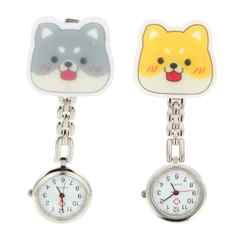 Homoyoyo 2 Stück Leuchtender Hangtisch hängend Anhängeruhr Uhr hängen Plastik von Homoyoyo