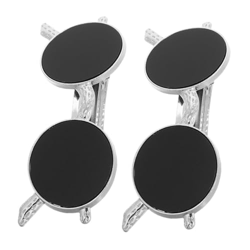 Homoyoyo 2stücke Sonnenbrillen-haarclips Aus Metall Kreative Haarspangen Brillenform Dekorative Haarnadeln Für Mädchen Stilvolle Haaraccessoires Für Besondere Anlässe von Homoyoyo