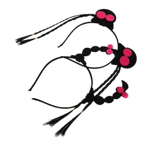 Homoyoyo 2 Stücke Geflochtene Haar Extensions Stirnband Requisiten Für Festival Zubehör Schneeflocke Stirnband Kinder von Homoyoyo