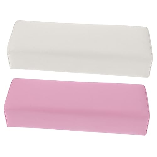Homoyoyo 2 Stück Maniküre Handauflagen aus Hochwertigem Leder Weiche Kissen für Nagelkunst für Nagelstudios und Heimmaniküre Bequem und Langlebig von Homoyoyo