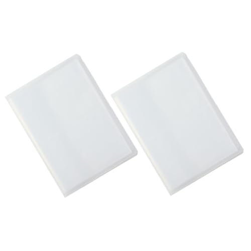 Homoyoyo 2 Stück Nail Sticker Organizer Buch mit Transparenten Fächern Praktisches Nagelaufkleber Sammelalbum für Zuhause und DIY Tragbares Aufbewahrungsbuch für Fingernagel Sticker und von Homoyoyo