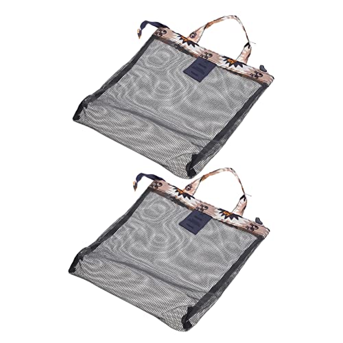 Homoyoyo 2 Stück Tragbare Netz Kosmetiktaschen Leichte Reise Kulturbeutel Netzgewebe mit Reißverschluss Kompakte Make Up Taschen für Damen und Herren für Reisen und Tägliche Anwendungen von Homoyoyo