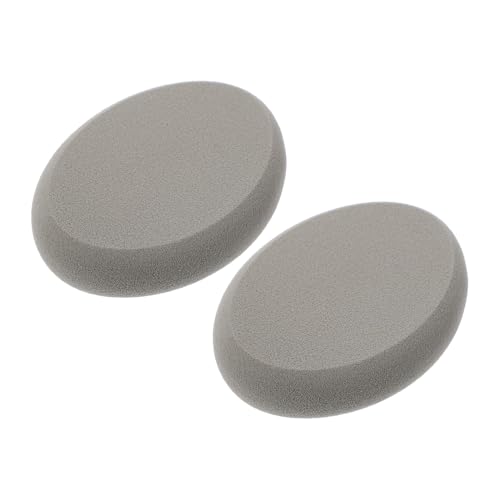 Homoyoyo 2 Stück Ovaler Make up Puderquaste Weicher Waschbarer Kosmetik schwamm für Lose und Gepresste Puder Foundation Concealer für Damen Gesicht und Körper Praktische Schminkhilfe von Homoyoyo