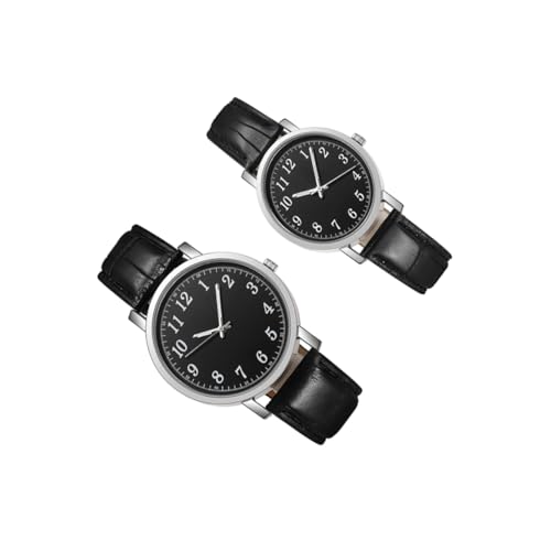 Homoyoyo Uhrenset Für Herren Und Damen Modisches Handgelenkpaar Lederlegierung Mechanisches Uhrwerk Für Paare von Homoyoyo
