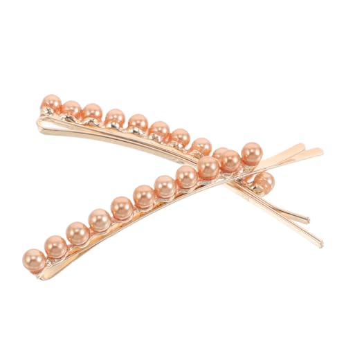 Homoyoyo 2 Stück Perlen Haarnadeln Lange Haarklammern Französischer Stil für Damen Vielseitig Haltbar für Hochzeit Party und Alltag von Homoyoyo