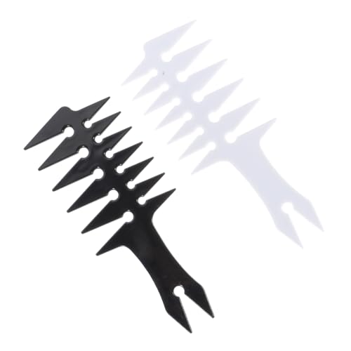 Homoyoyo 2 Stück Professioneller Salon Haarkamm Breitzahn Antistatisch Friseur Styling Kamm für Herren Damen Vielseitiges Tool Haarform Zuhause Salon Geeignet Zufällige Zufällige Farbe von Homoyoyo