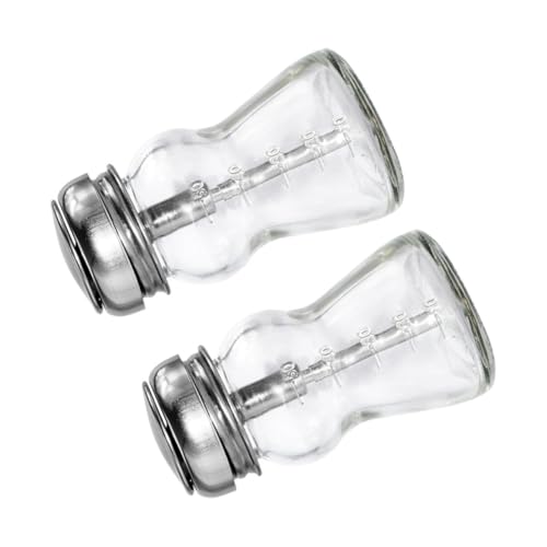 Homoyoyo 2 Stück Pumpflasche für Nagellackentferner aus Dickem für Makeup Entferner und Flüssigkeitsdosierung Tragbar und Auslaufsicher von Homoyoyo