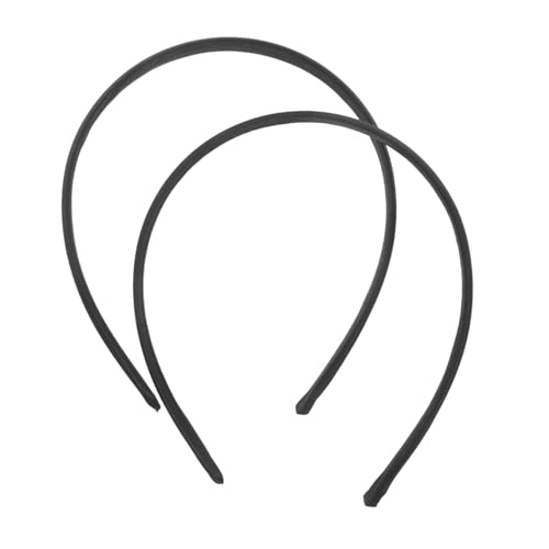 Homoyoyo 2stücke Schwarze Samt Stirnbänder Für Frauen Mädchen Dünnes Diy Haarband Schlichtes Kopfband Weihnachts Haarschmuck Für Hochzeit Party von Homoyoyo
