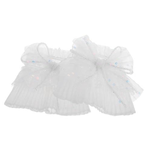 Homoyoyo 2 Stück Spitzenärmel Requisiten Handärmel Schmuck Damenspiegel Abschlussdekorationen Charm Dekoration Papierseil Spitze Handärmel Manschette Handärmel von Homoyoyo