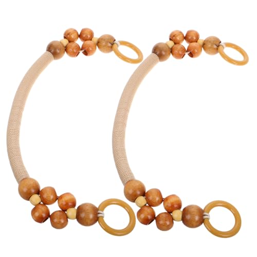 Homoyoyo 2 Stück Taschengriff aus Holzperlen Handtaschengriffe aus Holz Griffe zur Herstellung von Handtaschen Gehäkelte Handtaschengriffe Austausch der Handtaschengriffe Homoyoyo 2 Stück Taschengriff aus Holzperlen Handtaschengriffe aus Holz Griffe zur Herstellung von Handtaschen Gehäkelte Handtaschengriffe Austausch der Handtaschengriffe von Homoyoyo