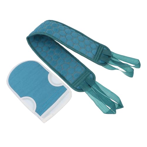 Homoyoyo 2 Stück Teiliges Badehandtuch mit Peeling Handschuh und Langem Rücken Peeling Tuch Weiches Hautfreundliches Material Exfolierend zur Entfernung Abgestorbener Haut zum Täglichen von Homoyoyo