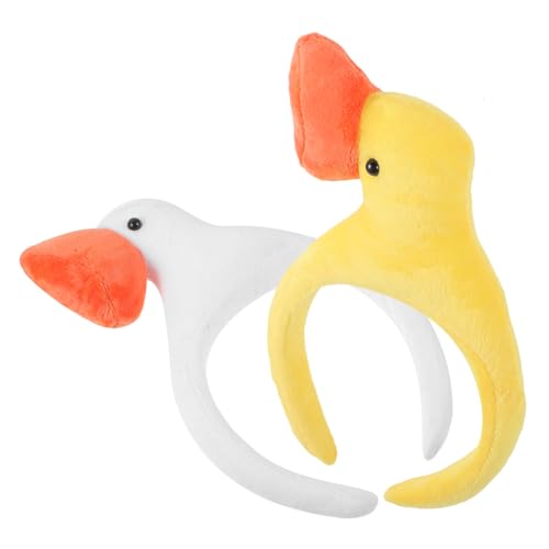 Homoyoyo 2 Stück Teiliges Cartoon Haarreif Halloween Gänse Haarband Wiederverwendbar Weich Angenehm Damen Party Foto Kostüm Zubehör von Homoyoyo