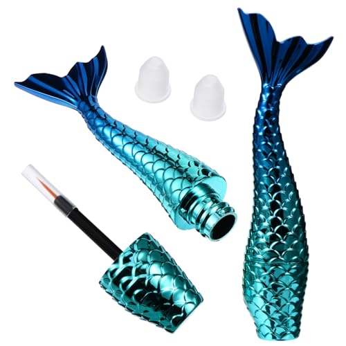Homoyoyo 2 Stück Teiliges Eyeliner Tube DIY Kosmetikbehälter aus Robustem Material Auslaufsicher mit Dicht Schließendem Deckel Leicht und Kompakt zur Aufbewahrung von Flüssigem Eyeliner von Homoyoyo