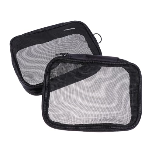 Homoyoyo 2 Stück Teiliges Mesh Kosmetiktaschen Transparent Leicht Tragbar Multifunktionale Reise Organizer für Make up und Toilettenartikel Praktische Aufbewahrungstaschen für Damen und von Homoyoyo
