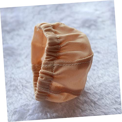 Homoyoyo 2 Stück Teiliges Mini Haarnetz für Puppenperücken Handgefertigte Langlebige Kopfbedeckungen in Natürlichem Farbton für DIY Puppenhut Dekorationen und Bastelbedarf von Homoyoyo