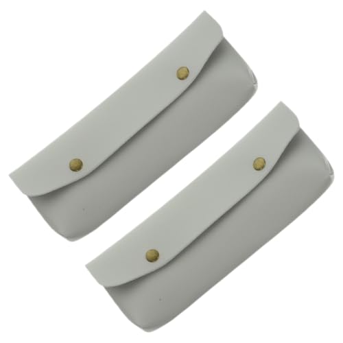 Homoyoyo 2 Stück Teiliges PU Kosmetik Pinsel Organizer Langlebige Reise Schminktasche mit Praktischem Stauraum Kompakt und Tragbar für Make up Pinsel und Kleine Utensilien Stylisches von Homoyoyo