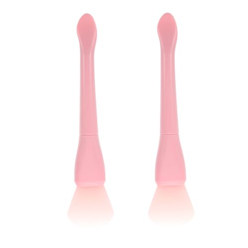 Homoyoyo 2 Stück Teiliges Silikon Applikator mit Löffel Fischschwanzspitze Weicher Flexibler Pinsel für Präzises Auftragen von Masken und Beauty Produkten Wiederverwendbar und Einfach zu von Homoyoyo
