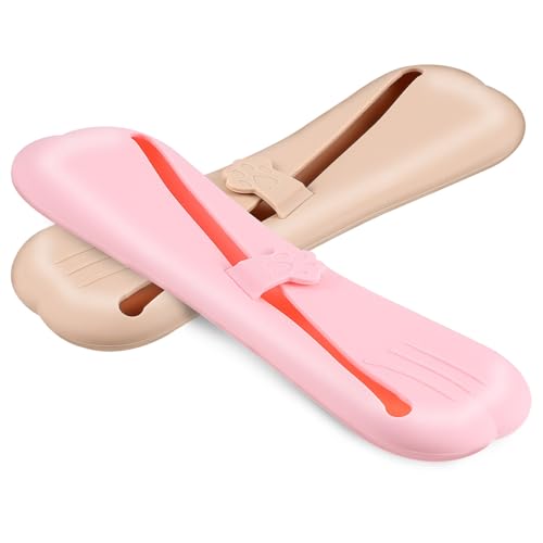 Homoyoyo 2 Stück Teiliges Silikon Kosmetik Pinsel Organizer Flexible Reise Make up Taschen mit Diagonaler Ausstanzung Weiche Hautfreundliche Bürstenhalter für Lidschatten Wimpern und Homoyoyo 2 Stück Teiliges Silikon Kosmetik Pinsel Organizer Flexible Reise Make up Taschen mit Diagonaler Ausstanzung Weiche Hautfreundliche Bürstenhalter für Lidschatten Wimpern und von Homoyoyo