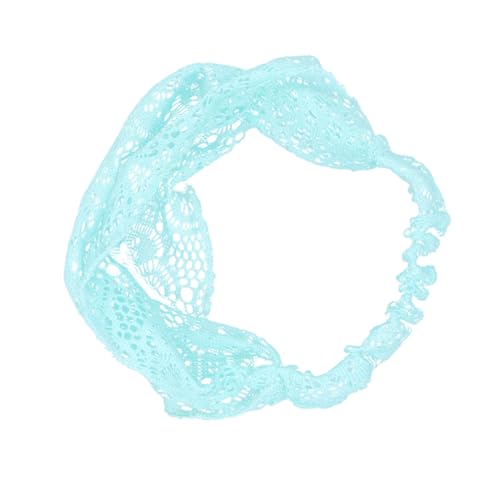 Homoyoyo 2 Stück Teiliges Spitzen stirnband Elastisch Weich Damen Haarband Modisch Blau Haarschmuck für Mädchen Alltag Party Geschenk von Homoyoyo