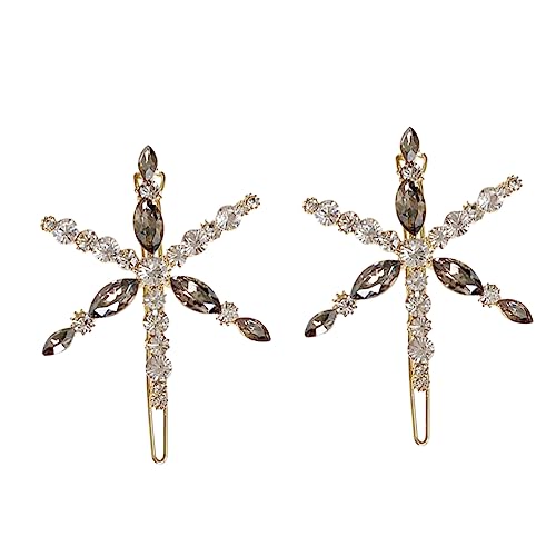 Homoyoyo 2 Stück Teiliges Weihnachts Haarnadeln Funkelnden Schneeflocken Glitzernde Haarspangen für Damen Festliche Haaraccessoires für Geburtstagsparty und Winterdekoration von Homoyoyo