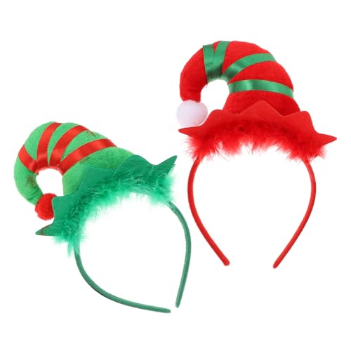 Homoyoyo 2 Stück Weihnachts Haarreif Teilig mit Mützen Design Langlebiges Material Stabiler Rahmen Festliche Kopfbedeckung für Karneval Party und Weihnachtsfeier Erwachsene Homoyoyo 2 Stück Weihnachts Haarreif Teilig mit Mützen Design Langlebiges Material Stabiler Rahmen Festliche Kopfbedeckung für Karneval Party und Weihnachtsfeier Erwachsene von Homoyoyo
