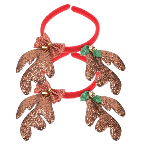Homoyoyo 2 Stück Weihnachtsdeko Damen Haarband mit Rentiergeweih Design Komfortables Accessoire für Festliche Anlässe und Partys für und Mädchen Homoyoyo 2 Stück Weihnachtsdeko Damen Haarband mit Rentiergeweih Design Komfortables Accessoire für Festliche Anlässe und Partys für und Mädchen von Homoyoyo