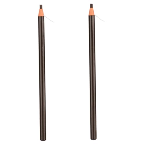 Homoyoyo 2 Stück Wischfester Augenbrauenstift Wasserfester Microblading Augenbrauenstift für Präzises Augenbrauen Make Up Robuste und Benutzerfreundliche Anwendung von Homoyoyo
